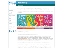 Tablet Screenshot of katefarley.co.uk